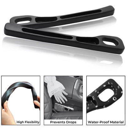 🔥LAST DAY 50% OFF🔥 Universal Car Seat Gap Filler Strip – Anti-Drop Pad with Seatbelt Slot