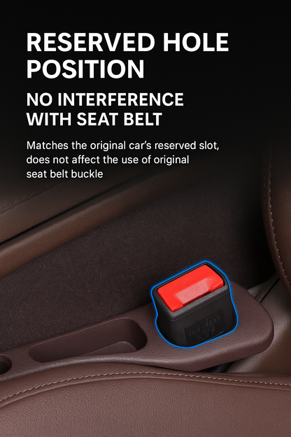 🔥LAST DAY 50% OFF🔥 Universal Car Seat Gap Filler Strip – Anti-Drop Pad with Seatbelt Slot